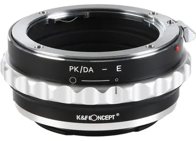 Productafbeelding van Objectiefadapter, adapterring, bajonet, M-vatting, A-vatting, FA-vatting, DA-vatting, EMount, camerabevestiging, PK, DA-NEX