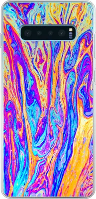 Obrázek produktu pro Kryt na mobilní telefon pro Samsung Galaxy S10+ Umění - Barvy - Psychedelické Silikonové měkké pouzdro