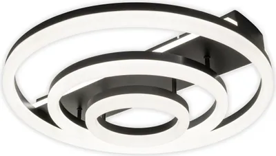 Produktbild von Näve Leuchten LED / CCT Deckenleuchte "CIRCULO" Ø: 60cm LED / CCT Deckenleuchte "CIRCULO" Ø: 60cm Deckenleuchten - LED-CCT-Deckenleuchte "CIRCULO", Deckenlampe im Modern Style, aus Metall und Kunststoff in schwarz, 15,5 cm hoch, Ø 60 cm, inkl. LED – dimmbar – CCT-Wechsler – Nachtlichtfunktion – Fernbedienung – Trifft nicht zu