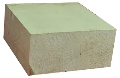 Produktbild von 1 Stück Lindenholz unbehandelt zum Schnitzen oder drechseln 4,7x10x10 cm
