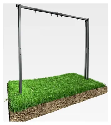 Produktbild von Doppelschaukelgestell Davski aus Stahl 260 cm