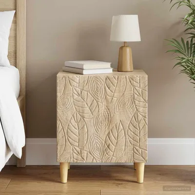 Produktbild von vidaXL Nachttisch Sonoma-Eiche 43 x 34,5 x 50 cm Holzwerkstoff
