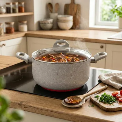 Image de Casserole en aluminium Florina Sandy de Mateusz Gessler, 24 cm, 4,1 litres