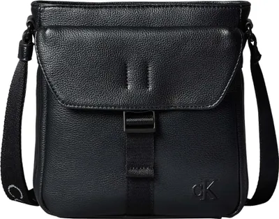 Produktbild von Calvin Klein Herren Crossbody Bag Tasche Webbing Strap mit Logo-Print, Schwarz (