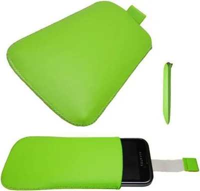Image de Étui - housse pour Alcatel One Touch 995 en vert