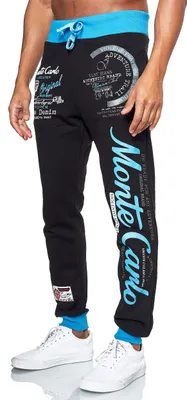 Produktbild von Herren Jogginghose | Monte Carlo 592 Schwarz/Blau XXL