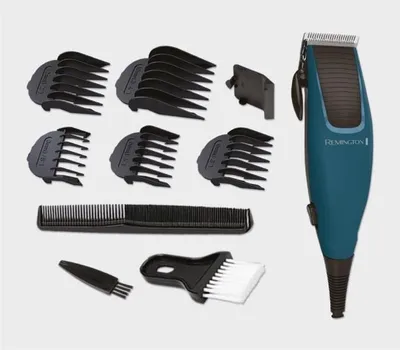 Image de Tondeuse Cheveux REMINGTON Apprentice, 10 Accessoires, Lames Inoxydables, 5 Guides de Coupe (3-18mm)