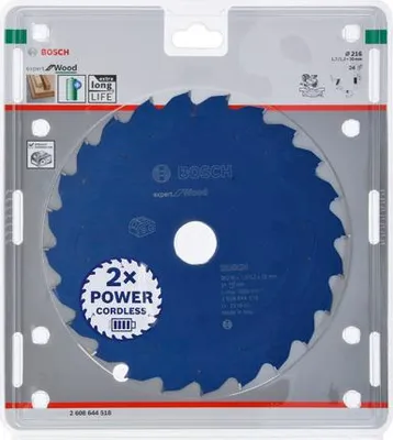 Produktbild von Kreissägeblatt für Akkusägen Expert for Wood, 216 x 1,7/1,2 x 30, 24 Zähne