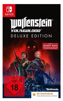 Produktbild von Bethesda Wolfenstein Youngblood - Deluxe Edition, Nintendo Switch, M (Reif), Physische Medien