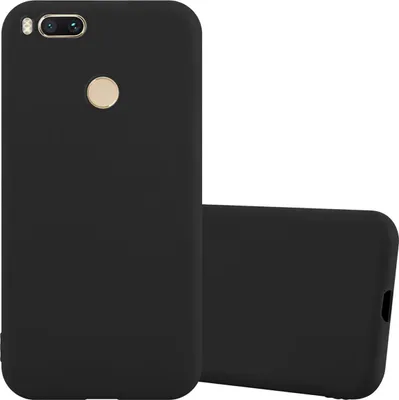 Produktbild von Cadorabo Hülle für Xiaomi Mi A1 / Mi 5X Schutzhülle in Schwarz Handyhülle TPU Silikon Etui Case Cover