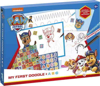 Produktbild von Totum Paw Patrol Lernspielzeug - ABC Zeichen- und Schreibset my first doodle
