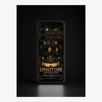 Zdjęcie produktu dla Etui do telefonu Samsung S24 Plus, pokrowiec ochronny z motywem "lojalność" – LUNØIR ©