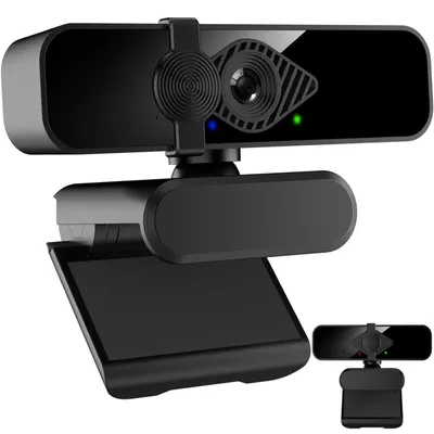 Productafbeelding van Webcam USB 2K HD 1080p met 360° rotatie en microfoon
