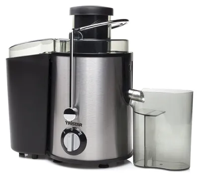 Productafbeelding van Tristar SC-2284, sapcentrifuge, zwart, roestvrij staal, traploos instelbaar, 0,5 liter, 78 dB, draaibaar