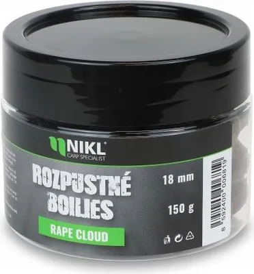 Obrázek produktu pro Nikl Rozpustné boilies Rape Cloud 150g 18mm, 150g