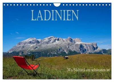 Produktbild von Ladinien - Wo Südtirol am schönsten ist (Wandkalender 2027 DIN A4 quer), CALVENDO Monatskalender
