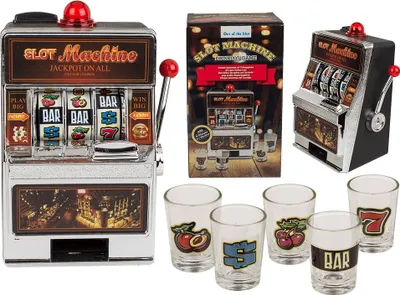 Produktbild von OOTB Trinkspiel Spielautomat mit 5 Shooter-Gläsern