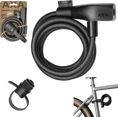 Produktbild von AXA Resolute 15-180 Fahrradschloss Fahrradkabel mit Schlüssel 180 cm/15 mm
