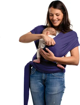 Zdjęcie produktu dla BOBA Wrap Chusta do noszenia dzieci, granatowy