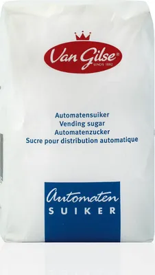 Produktbild von Van Gilse Automatenzucker 1kg Instant-Zucker, Feinzucker für Vending-Automaten