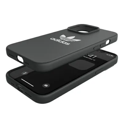 Produktbild von Adidas 47122, Cover, Apple, iPhone 13/13 Pro, 15,5 cm (6.1"), Schwarz, Weiß