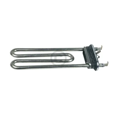 A heating element for a washing machine is shown against a white background.