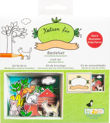 Produktbild von fridolin - Bastelset - Katzengruppe