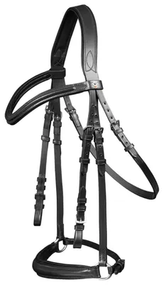 Produktbild von Waldhausen X-Line Standard Trensenzaum Hannover, Farbe:Schwarz, Größe:PON