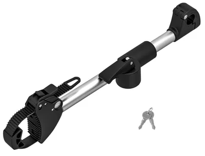 Produktbild von EUFAB 11248 Verstellbarer Strap-Rahmenhalter 40cm, Schwarz/Silber
