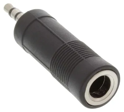 Zdjęcie produktu dla InLine 99303, 3.5mm jack male, 6.3mm F, Czarny