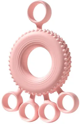 Immagine prodotto di Attrezzo per l'allenamento delle mani - Migliora la forza delle mani - Design ergonomico - 13,5 cm - Rosa