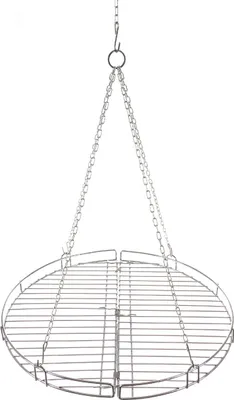 Produktbild von Fox Outdoor Grillrost aus Stahl, klappbar, mit Kette