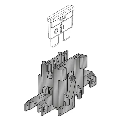 Produktbild von Sicherungshalter | MTA UniVAL | Seitenverschluss | 32V | 30A | ohne Deckel