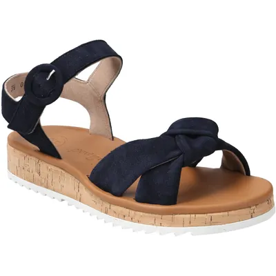 Produktbild von Paul Green Sandalette 6059-033, Rauleder, Blau, Damen