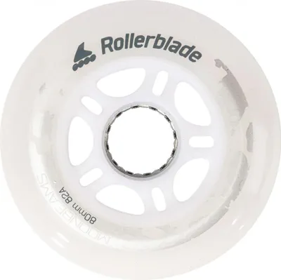 Image de Rollerblade Moonbeams Roues LED 80/82A Blanc 4