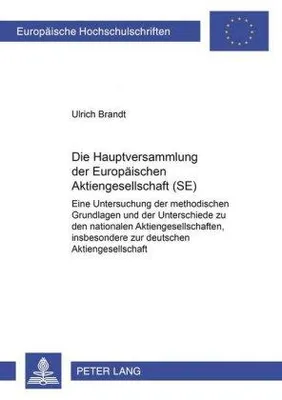 Zdjęcie produktu dla Die Hauptversammlung der Europäischen Aktiengesellschaft (SE)