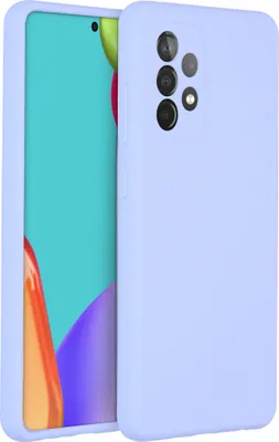 Produktbild von Accezz Liquid Silikoncase Samsung Galaxy A52(s) (5G/4G) - Violett