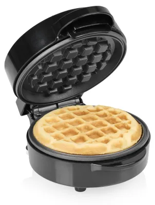 Zdjęcie produktu dla Miniaturowy grill do gofrów Tristar, okrągłe gofry, 550 W, powłoka nieprzywierająca, kompaktowy rozmiar