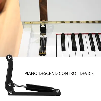 Imagen del producto de Dispositivo de control de descenso para tapa de piano, dispositivo para tapa de piano, dispositivo de control de descenso para tapa de piano, accesorio para piano, amortiguador hidráulico para piano