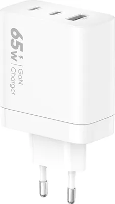 Obrázok produktu pre Sieťová nabíjačka VIDVIE 3A 65W 2x USB-C 1x USB-C/Iphone kábel PLE262