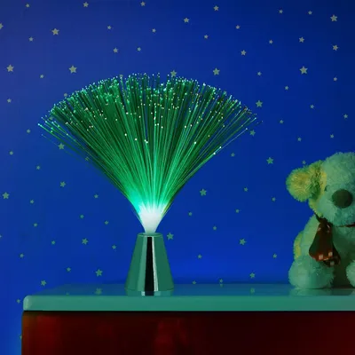 Image de Lampe LED en fibre de verre avec changement de couleur, fonctionne sur batterie
