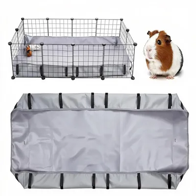 Produktbild von Kleintier-Käfig 121x61x10cm, Meerschweinchen Käfig, wasserdichter Oxford-Stoff, inkl. Bettwäsche Liner & Pipi Pads für Kaninchen & Hamster
