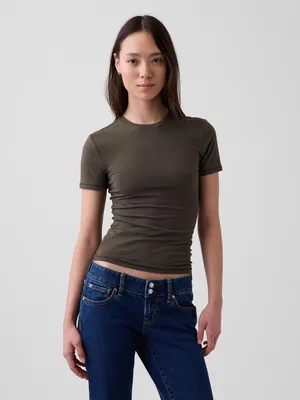 Produktbild von GAP Kurzarm T-Shirt mit klassischem Rundhalsausschnitt Größe M für optimale Bewegungsfreiheit