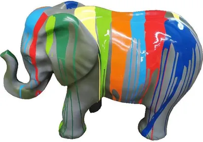 Produktbild von Designer Figur Statue Moderne Figuren Dekoration Elefant Deko Garten Skulpturen