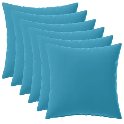 Productafbeelding van vidaXL Kussenhoezen, 6 stuks, HEMELBLAUW, 45 x 45 cm, polyester