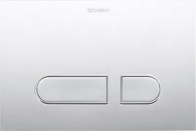 Image de Duravit DuraSystem plaque de déclenchement mécanique pour WC A1, plastique, 217x146,5 mm, WD5001021000