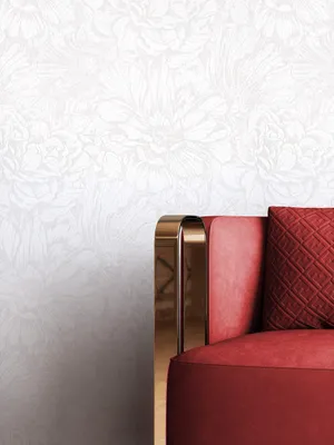Produktbild von NEWROOM Tapete Weiß Vliestapete Blumen - Blumentapete Floral   Natur Blätter Vintage Romantisch Mustertapete