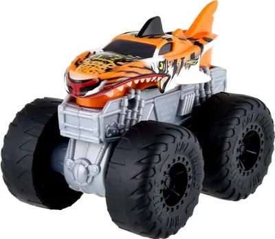 Produktbild von Hot Wheels Monster Trucks 1:43 Tiger Shark mit Lichtern und Geräuschen
