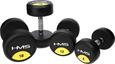 Produktbild von Gummierte Rundhanteln HG PRO 6 kg HMS