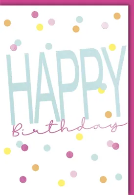 Produktbild von Geburtstag - Glückwunschkarte im Format 11,5 x 17 cm mit Umschlag